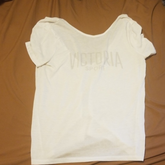 Victoria's Secret Tops - White Victoria sport tee Victoria's Secret Tops - White Victoria sport tee